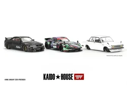 Kaido House x MINI ight1: 64 Skyline, Fairlady Z, Datsun 510 Diecast Model Car