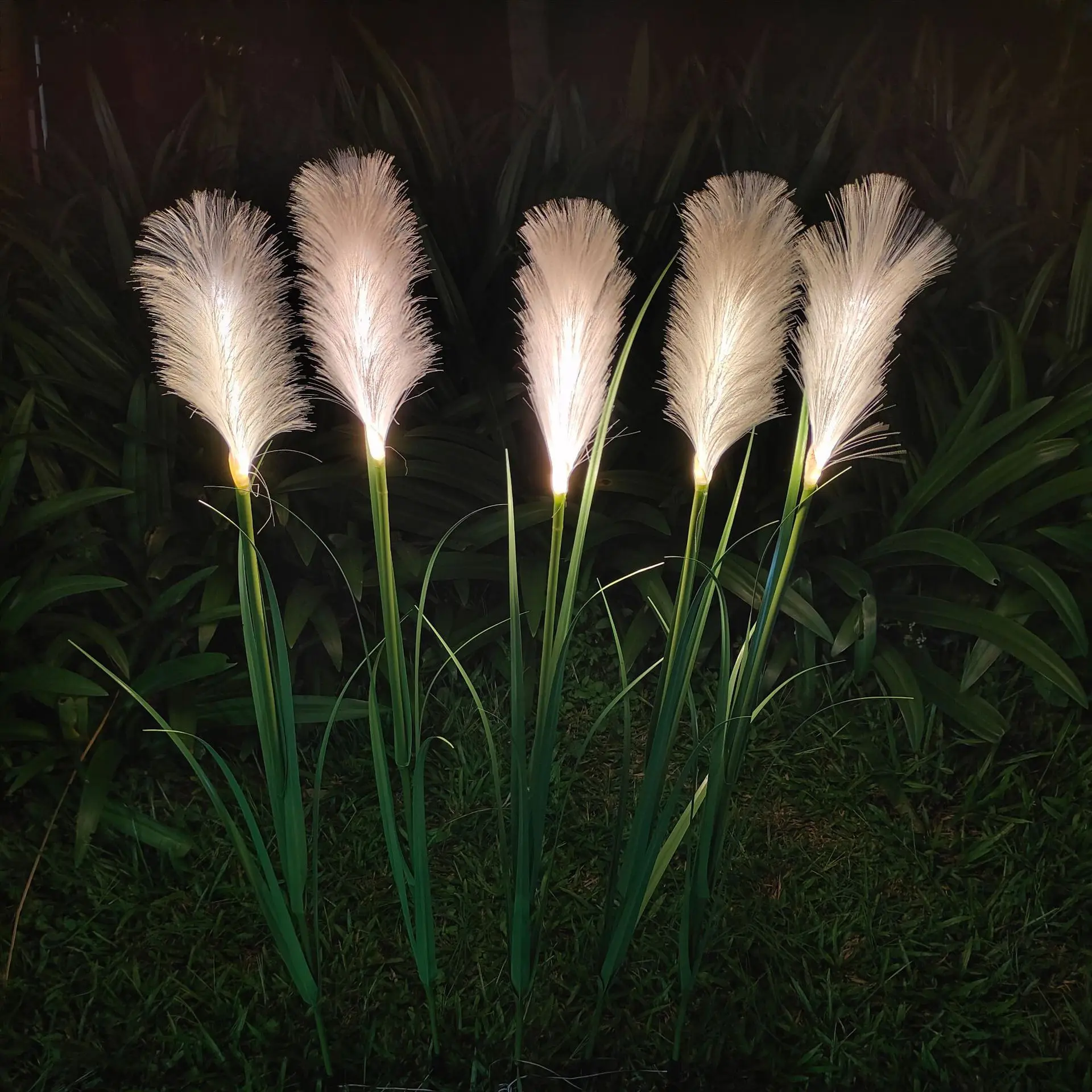 

Reed lamp outdoor waterproof Mao Mao optical fiber led spot light courtyard garden decorative lawn lamp landscape lamp