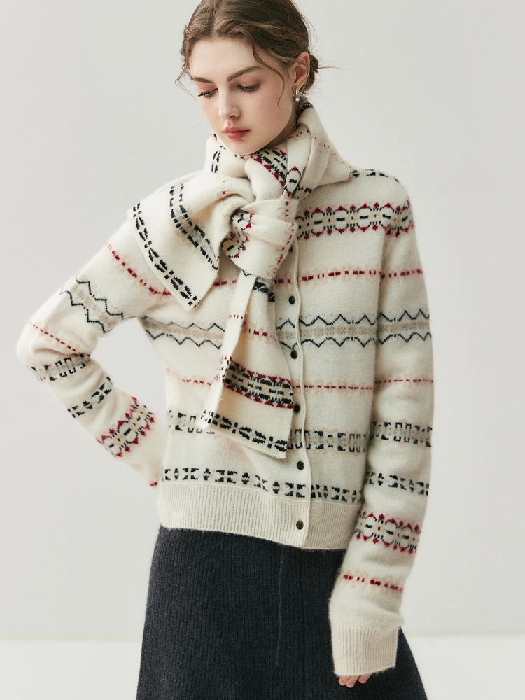Milk White Scarf