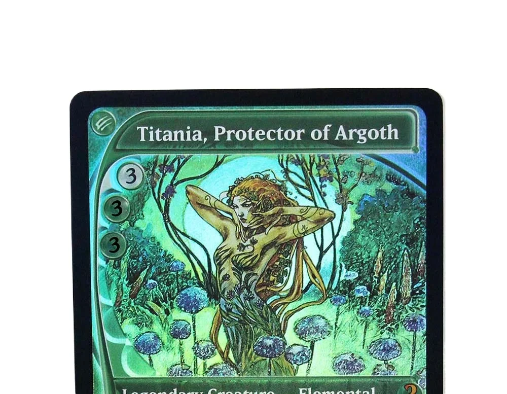 

(Titania, Protector of Argoth) Foil/Holo TCG Magical Proxy Cards Game Quality Proxy Gathering Board Playing Trading Cards Proxy
