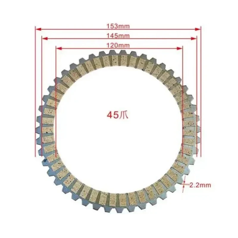 8PCS Motorcycle Friction Clutch Disc Plates For Suzuki GSX750F 1989-1997 GSX600F Katana 600 92-97 GSX-R750 GSXR750 1988-1992