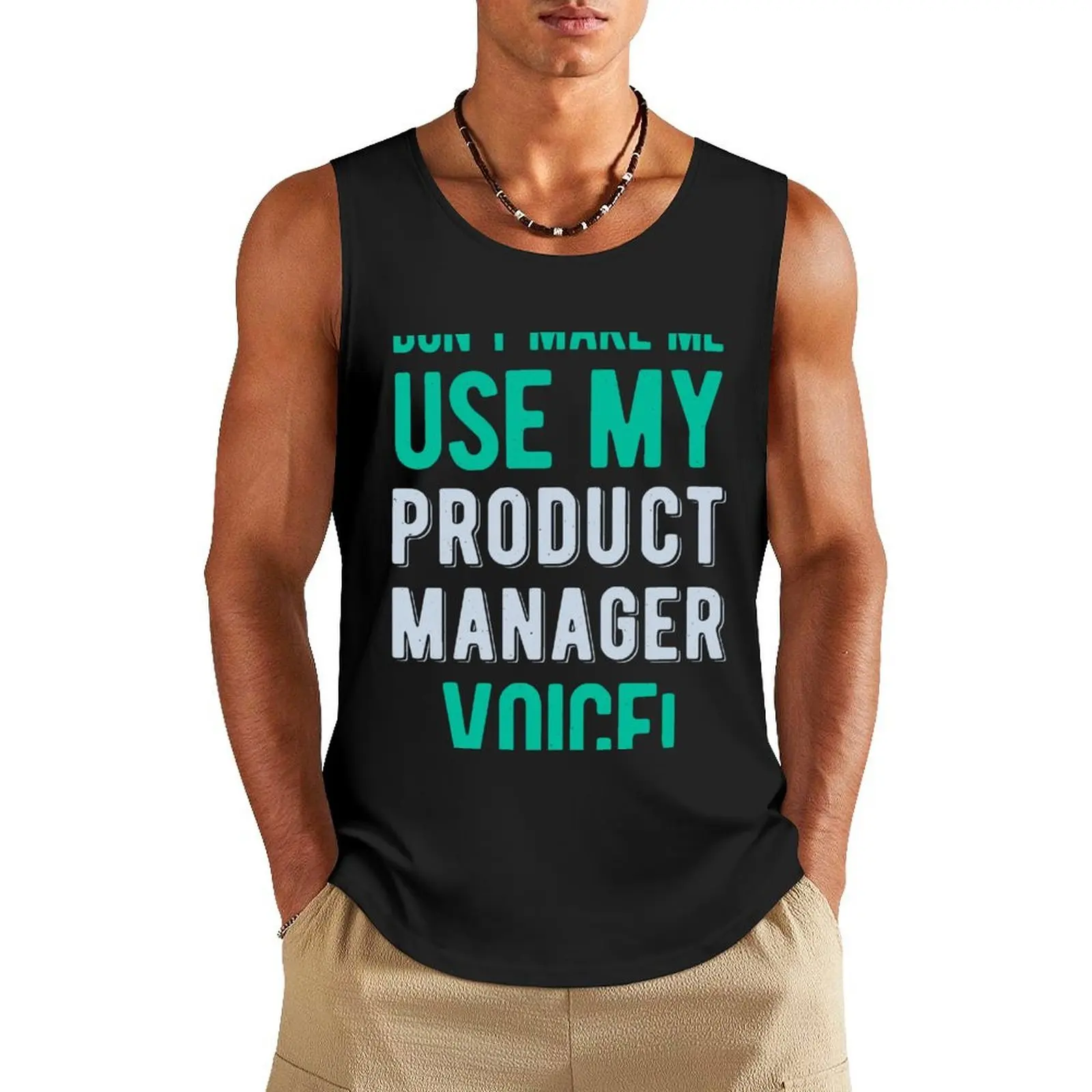 

Funny Product Manager Tank Top gym clothing Vest male Male clothes