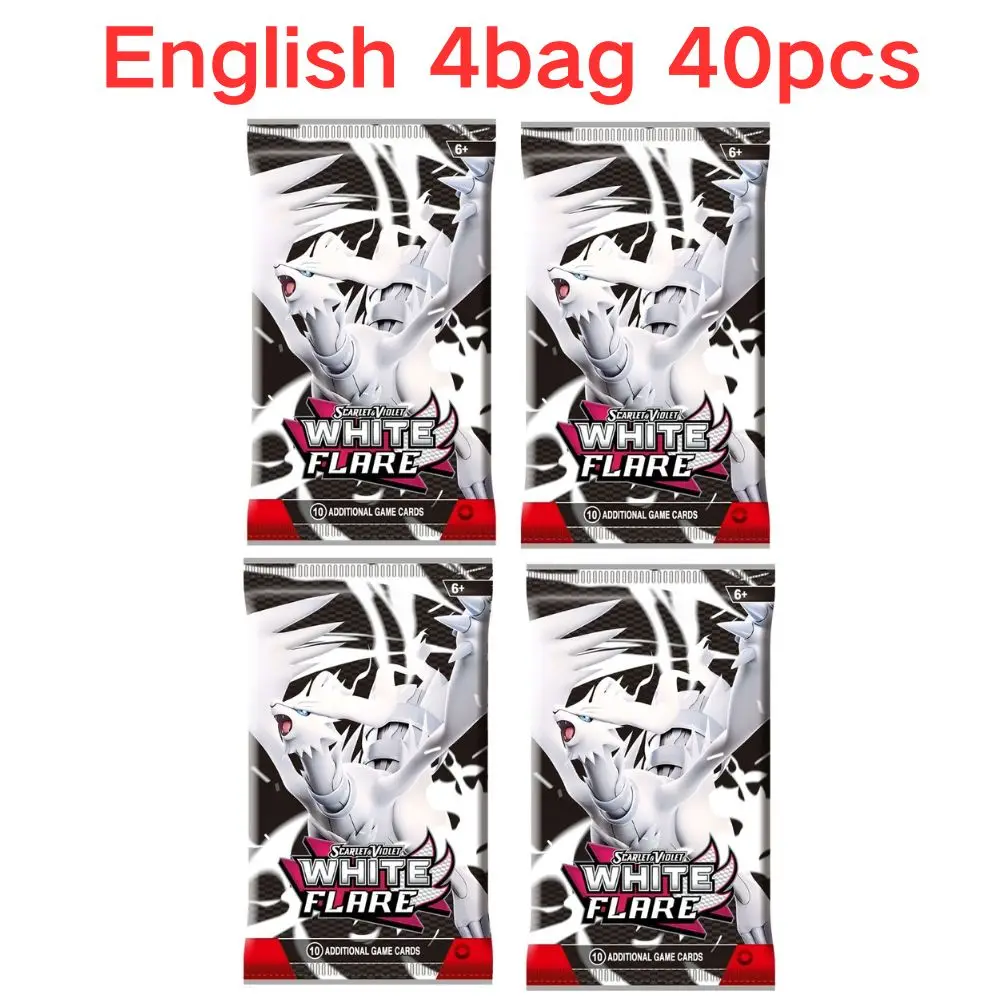40 stuks Pokemon-kaarten GX Vmax EX Mega Origin Brilliant Stars Card Shining Game Collection Battle Transaction Card Vakantiegeschenken