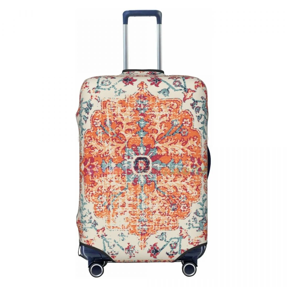 

Aztec Terracotta Boho Luggage Cover Suitcase Protector Thicken Elasticity Dust Covered Anti-scratch Protective Case 18-32 Inch