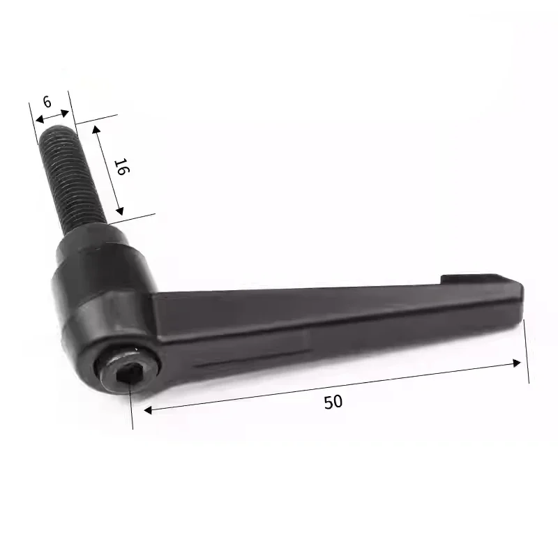 1Pcs Adjustable Position Tightening Handle Screw 7-shaped Handle L-shaped Rotary Adjustable Locking Mother M4 M5 M6 M8 M10 M16