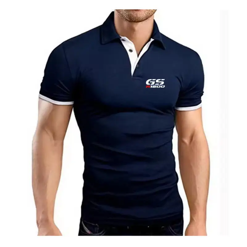 

2023 Motorcycle R 650 800 1150 1200 GS Adventure Men Youth New Solid Polo Shirt Casual Fashion Summer Short Sleeve Clothing