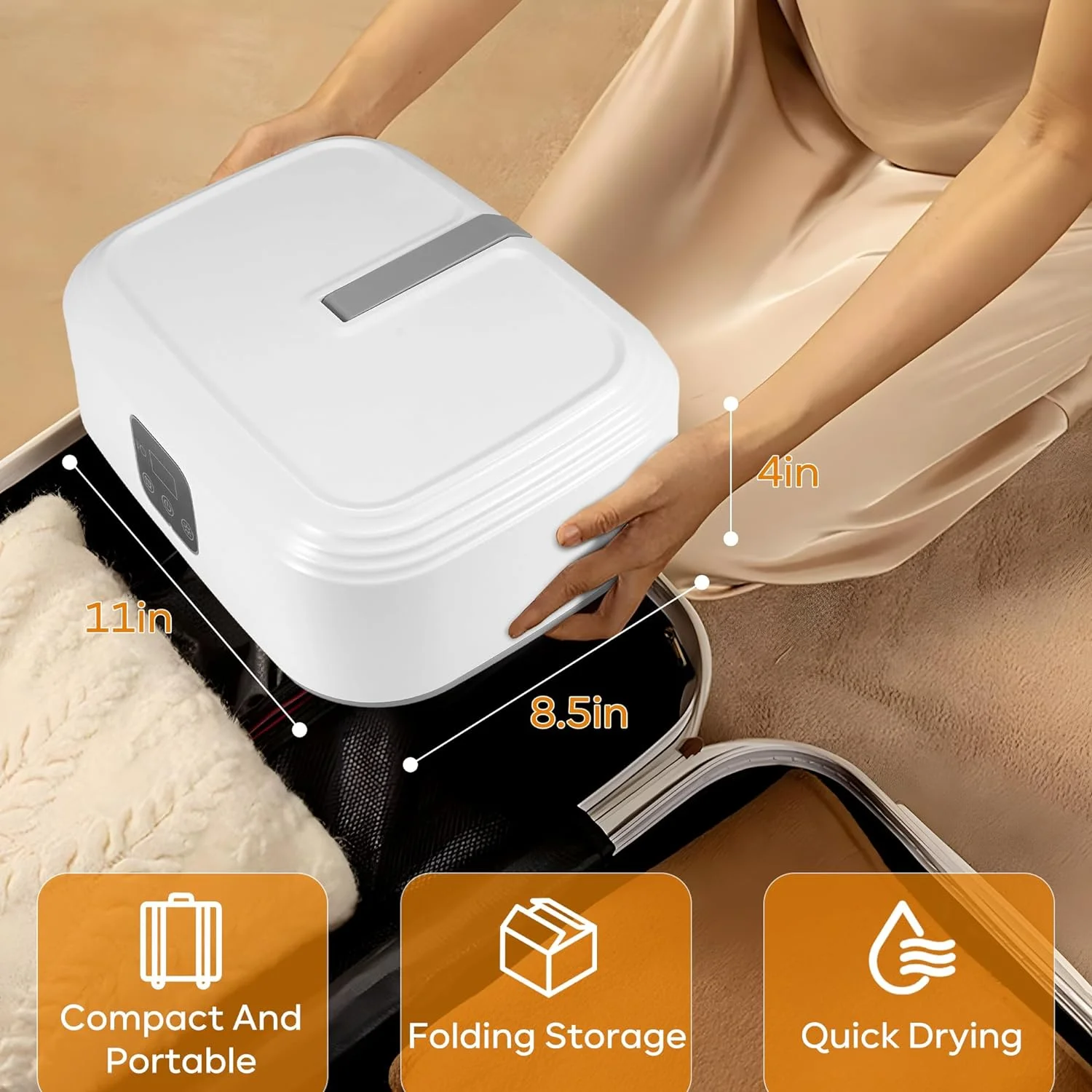 Портативная сушилка для одежды - Модернизированная циклическая сушилка - Портативные сушилки для квартир, караванов, путешествий, дома - маленькие, сушилка для света Cl