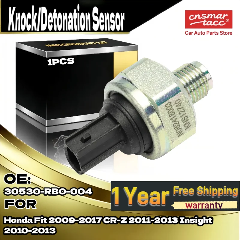 

Для датчика детонации/детонации, подходящего для Honda Fit 2009-2017 CR-Z 2011-2013 Insight 2010-2013 30530-RB0-004