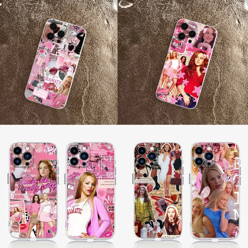 R-Regina George Phone Case  For IPhone 16,15,14,13,11,12 Pro Max Mini X XR XS 7,8 Plus SE Soft Clear Shockproof Soft Cover