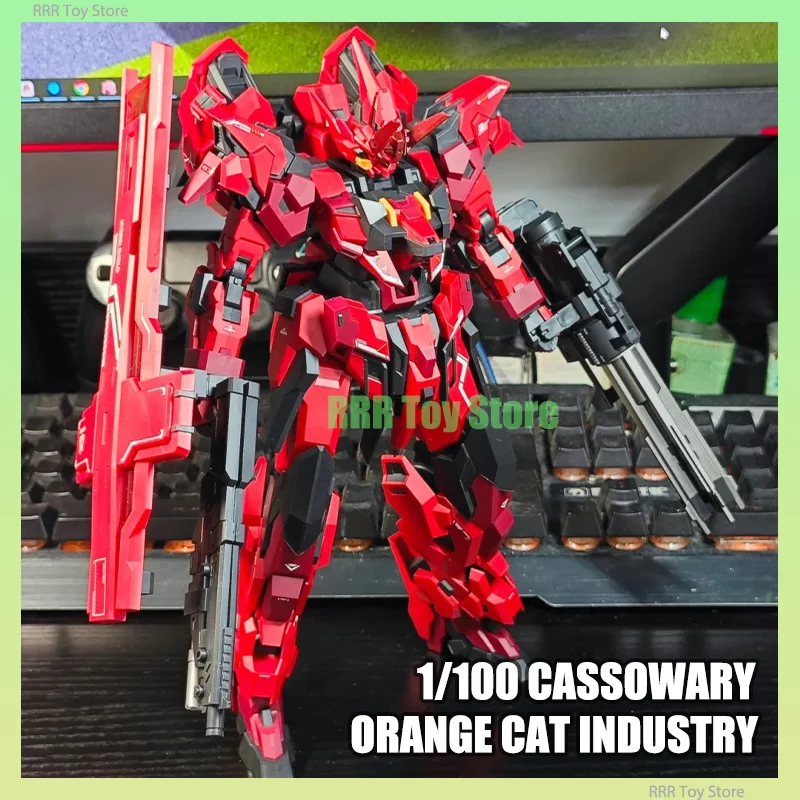 In Stock Orange Cat Industry MG 1/100 Model Kit Estailev Cassowary Assembly Action Figures Robot Plastic Model Toy Gifts