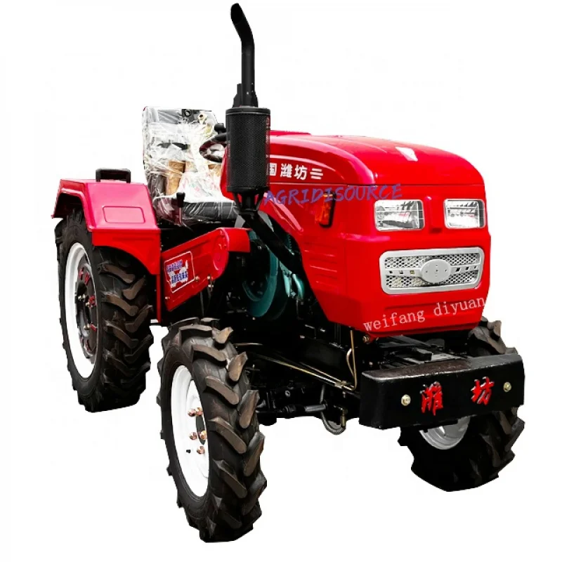 Little 4wd new farmer hp tractor hydraulic wheel agricultural mini 4x4 farming tractors powerwheel for sale