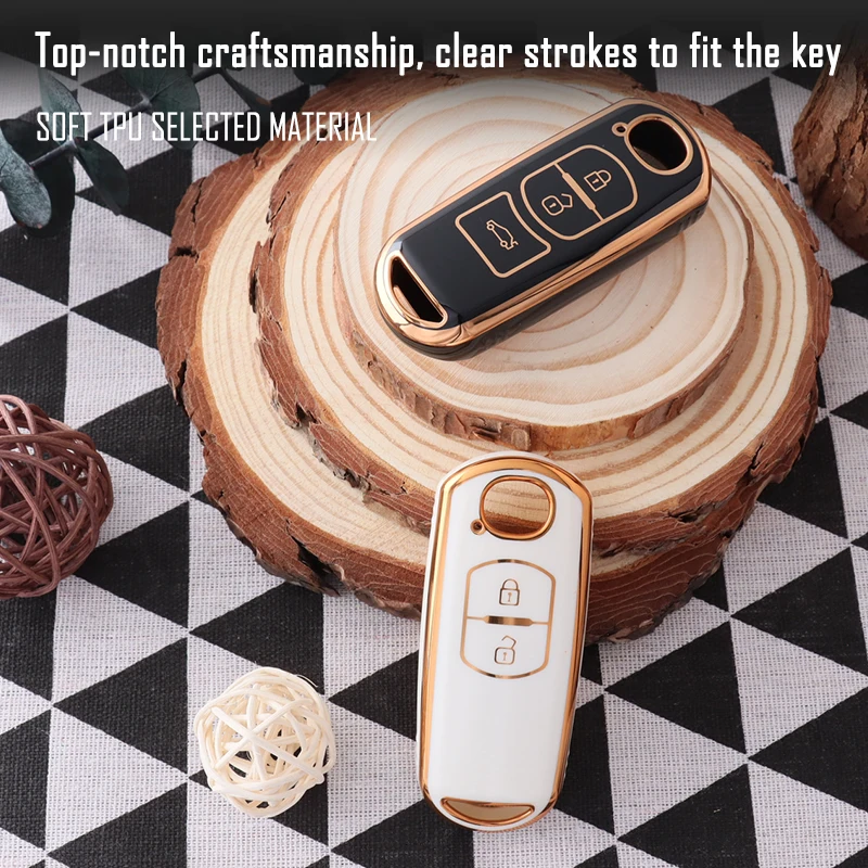 New TPU Car Key Case Cover Shell Protection For Mazda 2 3 6 Atenza Axela Demio CX-5 CX5 CX-3 CX7 CX-9 2015- 2019 Car Accessories view 4
