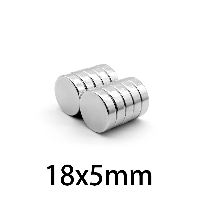 Neodymium N35 Dia 18mm X 5mm Strong Magnets Tiny Disc NdFeB Rare Earth For Crafts Models Fridge Sticking magnet 18x5mm