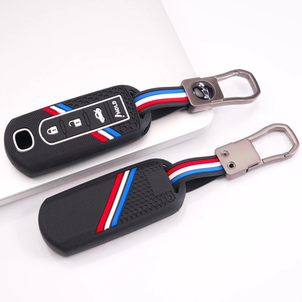 Smart Key Shell With Wrist Strap For Mazda 3 Axela 6 Atenza CX3 CX5 CX8 CX9 CX30 CX50 CX60 MX5 MX30 Smooth Finish Perfect Fit