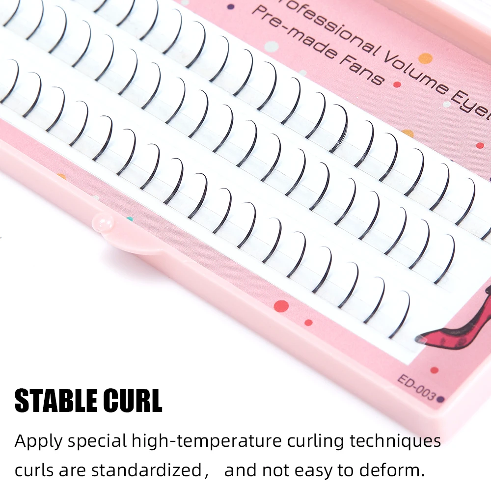 Yelix Natural Soft Individual Lashes Comic Lash C Curl Easy Grafting Makeup Extension Natural Look Daily Eyelashes Makeup view 4