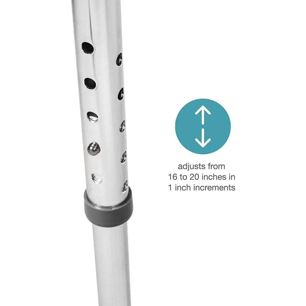 كرسي دش من الألومنيوم مع مقعد بلاستيكي للحوض والدش، تجميع غير قابل للانزلاق وخالي من الأدوات