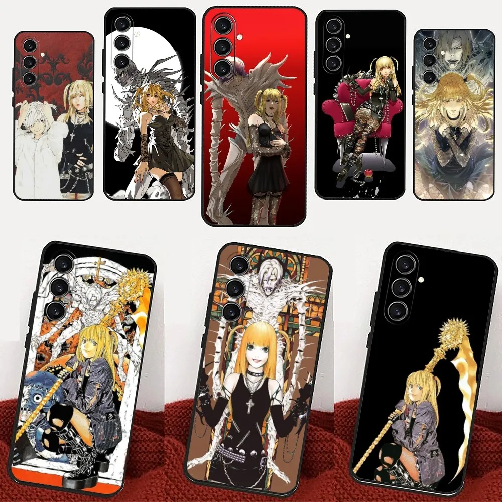 Amane D-Death Misa Note-S  Phone Case For Samsung Galaxy A13,21s,22,31,32,52,53,71,80,91 Black Soft Cover