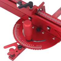 Grooving tool, woodworking flip tool, table saw push ruler, adjustable angle
