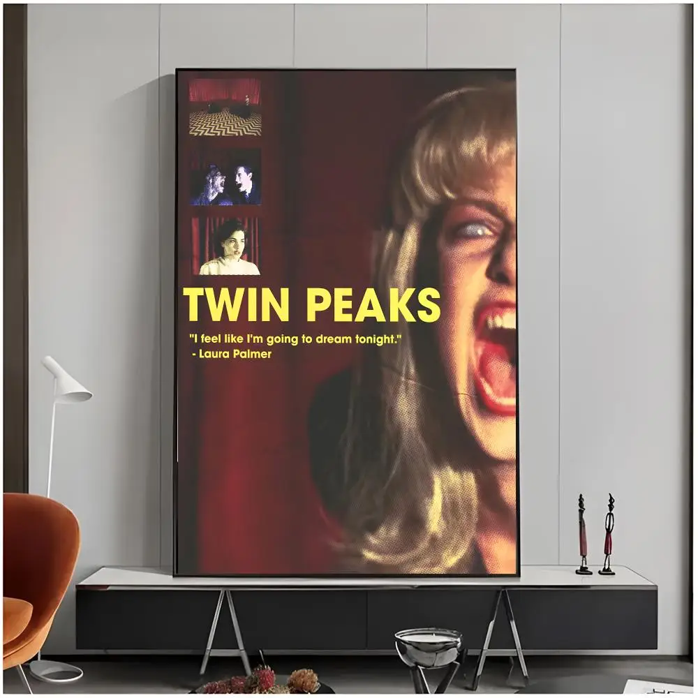 Series Mystery Twin Peaks Poster Living Room Bedroom Decorative Print Unframed Decor