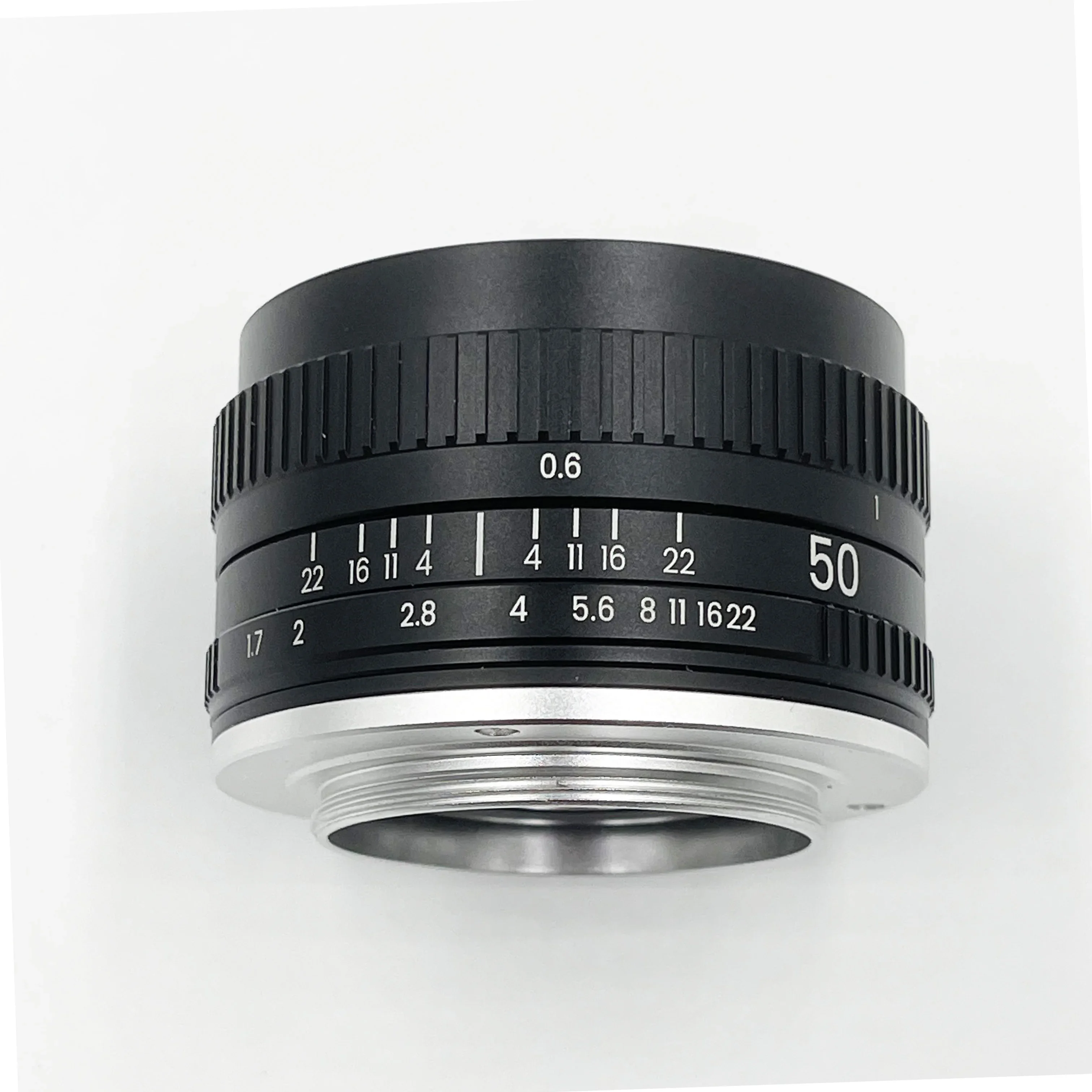 FH 50mm F1.7 Metalowa, duża przysłona, standardowa, pełnoklatkowa, portretowa soczewka z ręczną ostrością do lustrzanek Canon EOS EF M42 Nikon F