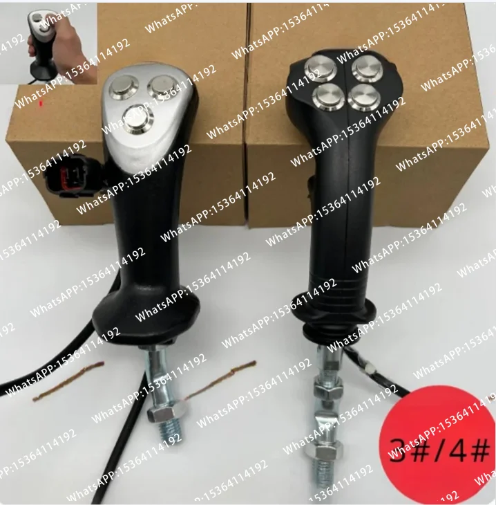 Excavation Clip Grab Logging Ironstone Agricultural Harvester Modified Electronic Control 3456789 Button Joystick Handle Parts