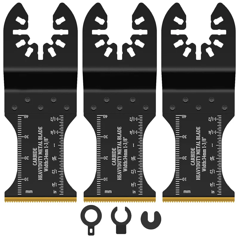 Универсальные осциллирующие пилы, осциллирующие лезвия для инструментов, набор многофункциональных лезвий, набор для твердого материала, закаленного металла