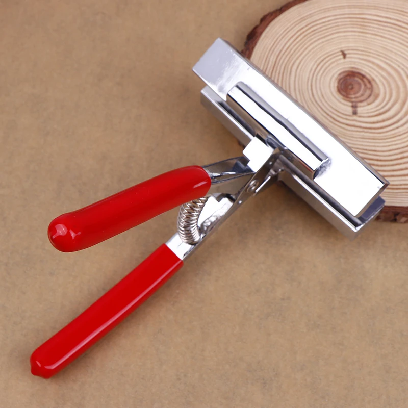 Alicate de alongamento de tela de liga de arte, alça de mola para barras de maca, ferramenta de enquadramento de artista, largura, haste vermelha, ferramenta de pintura a óleo