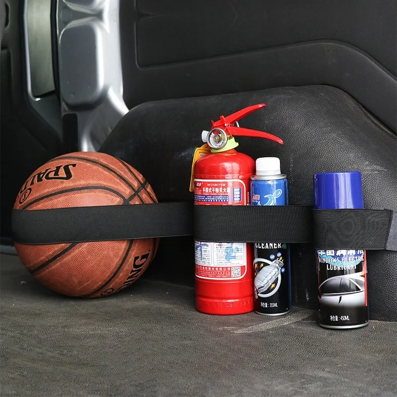 

Universe Car Trunk Elastic Fixing Belt Fire Extinguisher Storage Tape Automobile Trunk Organizer Belt 80/70/60/50/40cm