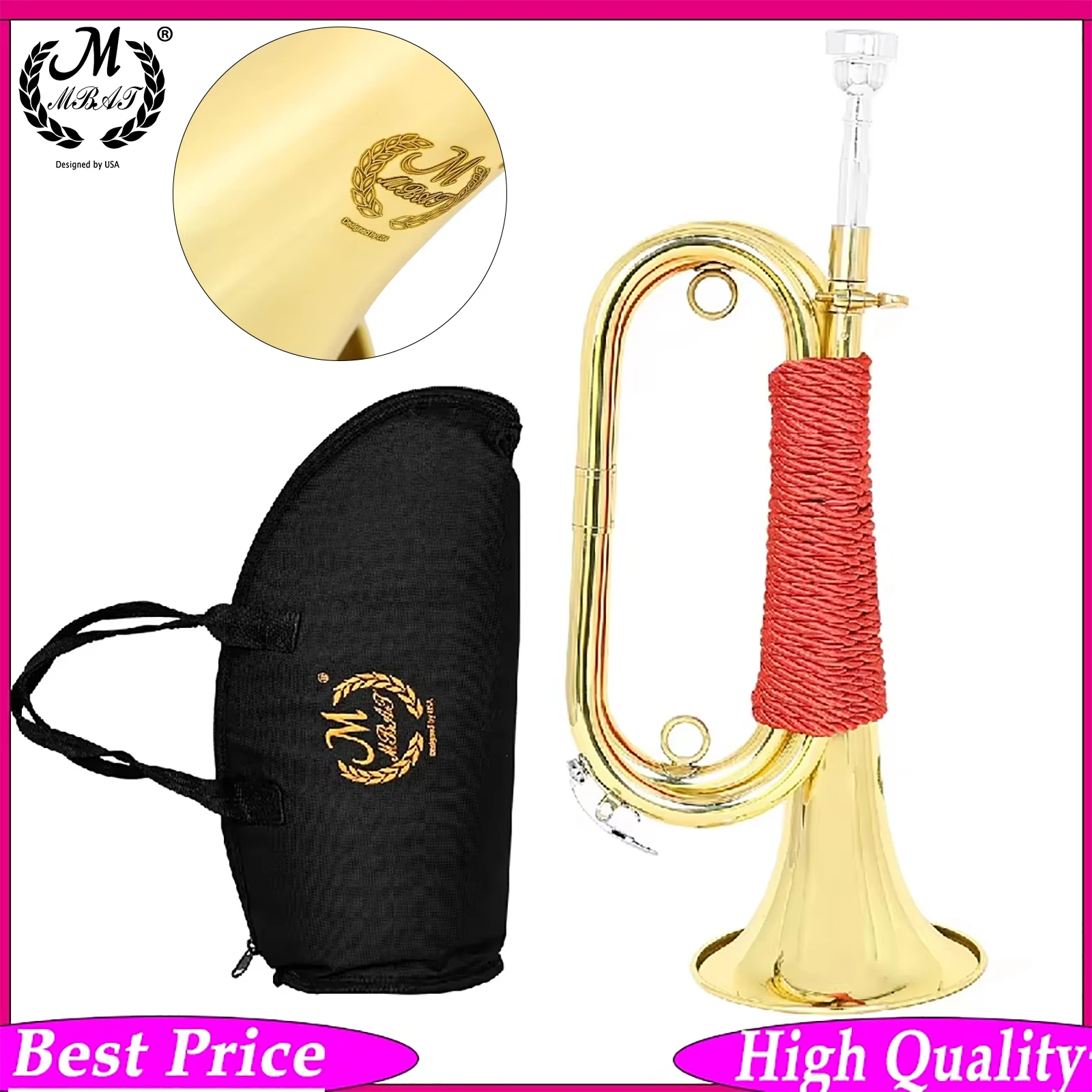 Musical Instrument Bugle - Trompa Espanhola M MBAT Bugle, Trompete