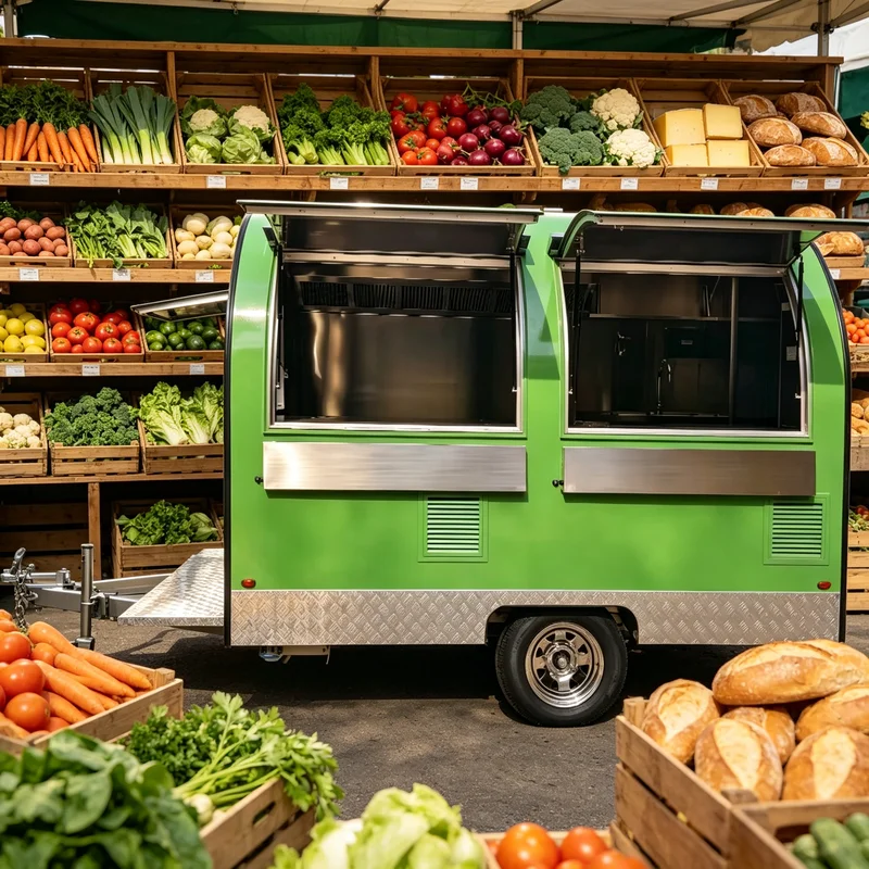 Custom Food Truck Customized Mobile Catering Trailer Fully Equipped Outdoor Beer Coffee Ice Cream Food Cart