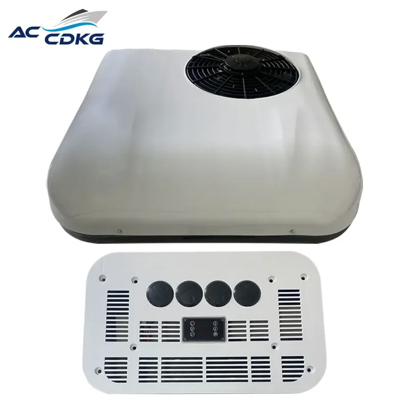 

Hot Sale 12v 24v Electric Rooftop Air Conditioner With Scroll Compressor Camper Accessories For Cars And Trucks