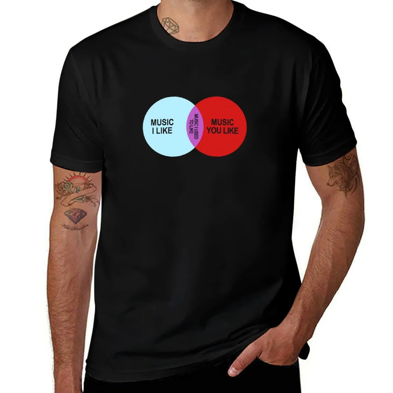 IT Crowd Music I Like T-Shirt Graphic Tee Shirt Funny Meme T-shirts Clothing Plus Size Clothes Plain Black T Shirts Men