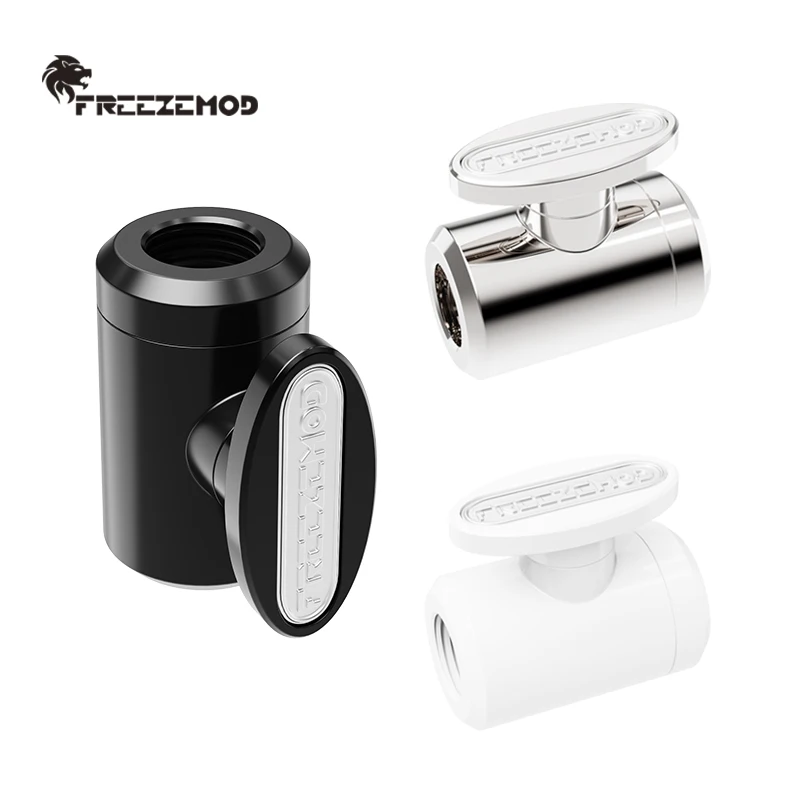 Drain Valve Faucet Dual G1/4 Thread Water Tap Stopper Liquid Stop Watercooling Valve Adapter Fitting PC MOD Cooling