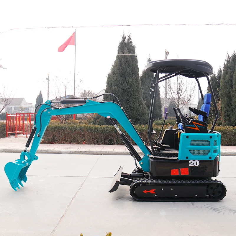 منتج مخصص للحفارة الزاحفة الصغيرة لتسوية التخزين والحفر وتحسين الأرض في الأراضي الزراعية #5