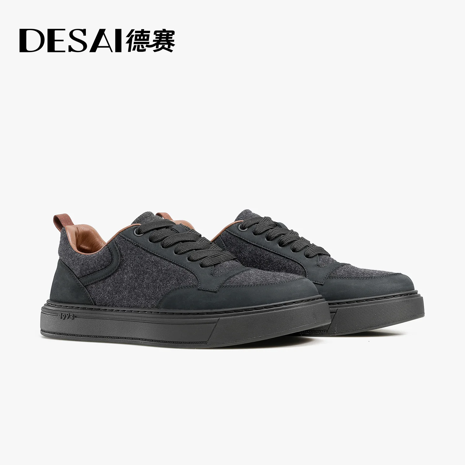 

DESAI Wool shoes, new warm commuting sports board shoes, soft soled casual men's shoes
