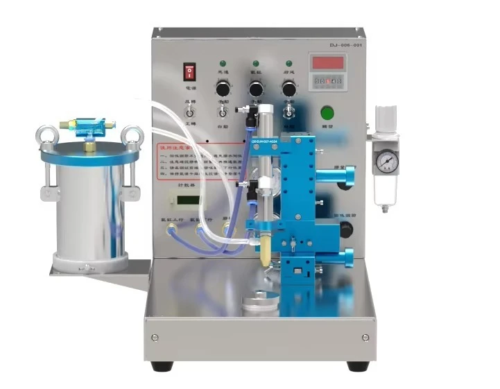 & PLC 220V 1-Year Warranty for Industrial Profiles Hot Selling High Precision Silicone Glue Dispensing Machine with Motor