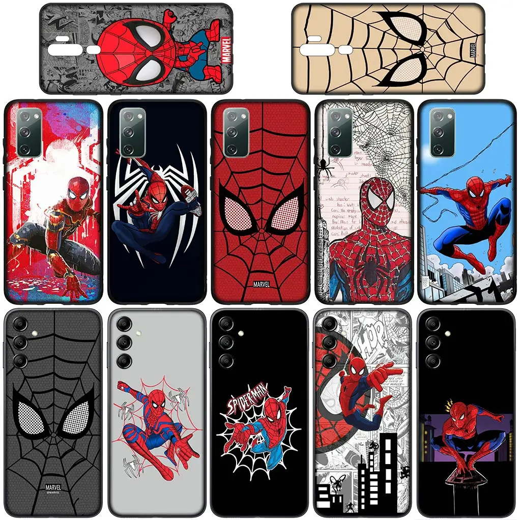 Poster Spiderman Marvel Spider Man for Huawei Y7A Y6P Y5P Y6 Y7 Y9 Prime 2018 2019 Y8P Y9A Y8S Y9S P Smart Cover Phone Case