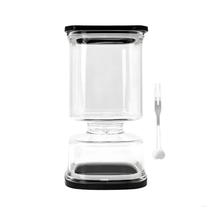 ABS Substance Preserve Jar Square 34 Fluidounce Capacity Guaranteeing Safe Storage For Gherkins And Other 55KF