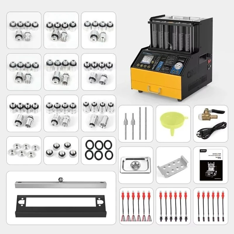 Autool CT500 Professional Best Fuel Injector Ultrasonic Cleaner&Tester for All Cars