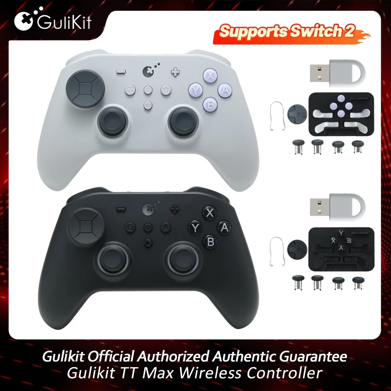GuliKit TT MAX Controller NS69 Gamepad with TMR Joysticks An