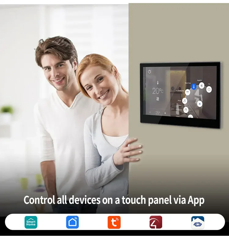 Smart Home Tuya 10 Inch IP&WIFI Security System KNX Touch Panel