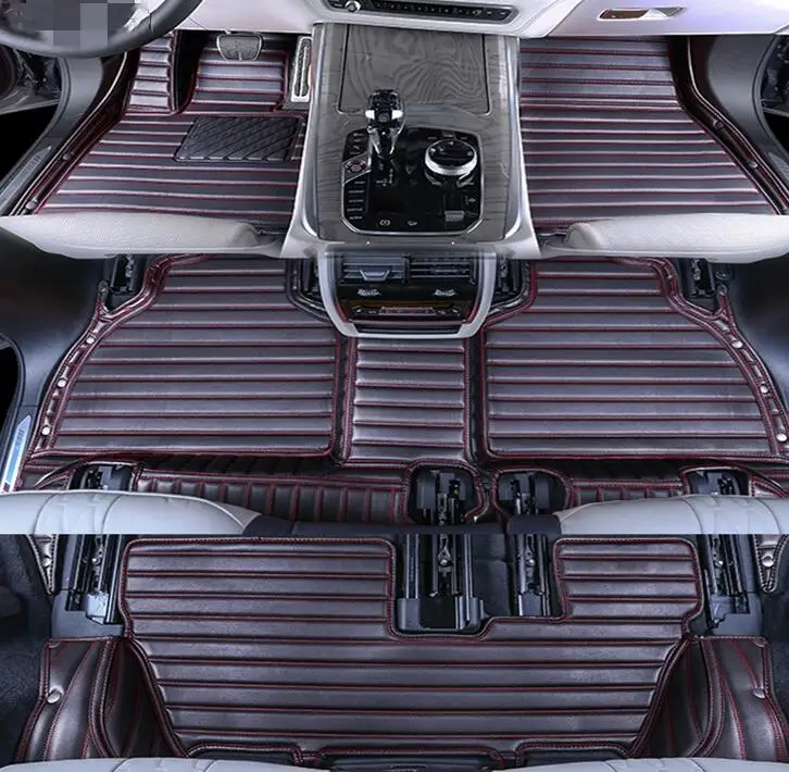 

Специальные автомобильные коврики на заказ для Isuzu Mu-x 7 мест 2025-2021, коврики хорошего качества, водонепроницаемые прочные ковры для Mux 2023