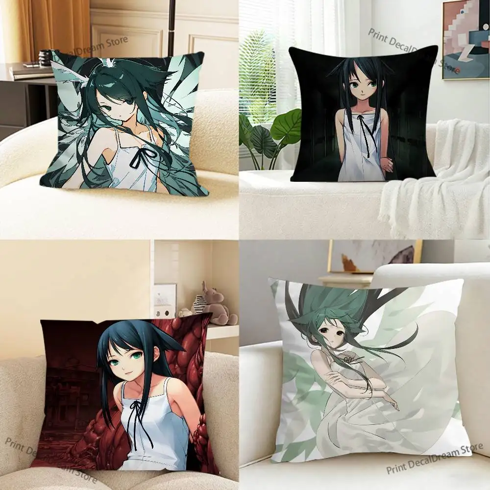 

The S-Song Of S-Saya Printed Pillow Cover Cushion Case Simple Sofa Pillow Case No Pillow Core