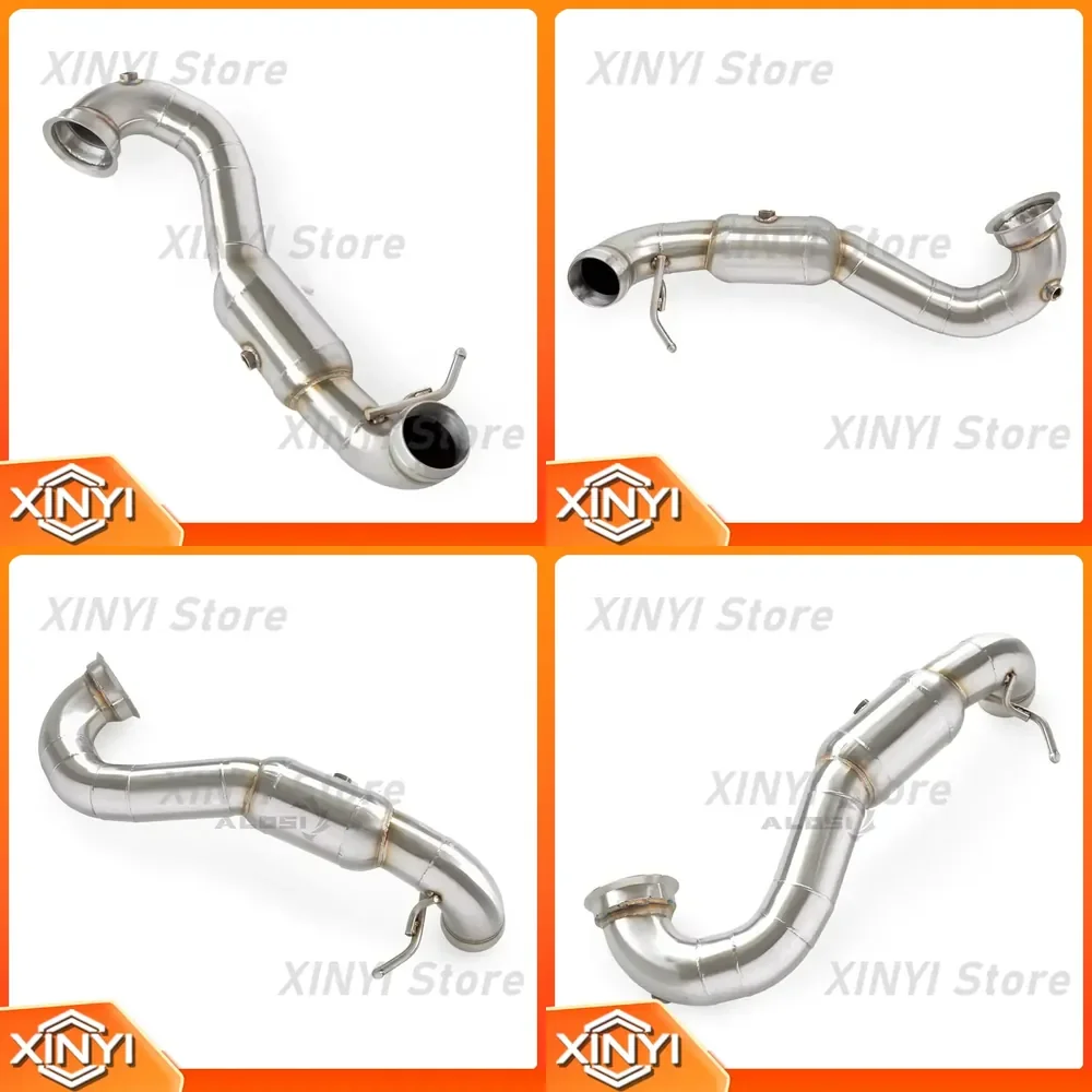 For CLA45 2.0T C117 2014–2018 Insulated Downspout Exhaust Pipe Heat Shield Wrap Thermal Insulation Kit Automotive Exhaust