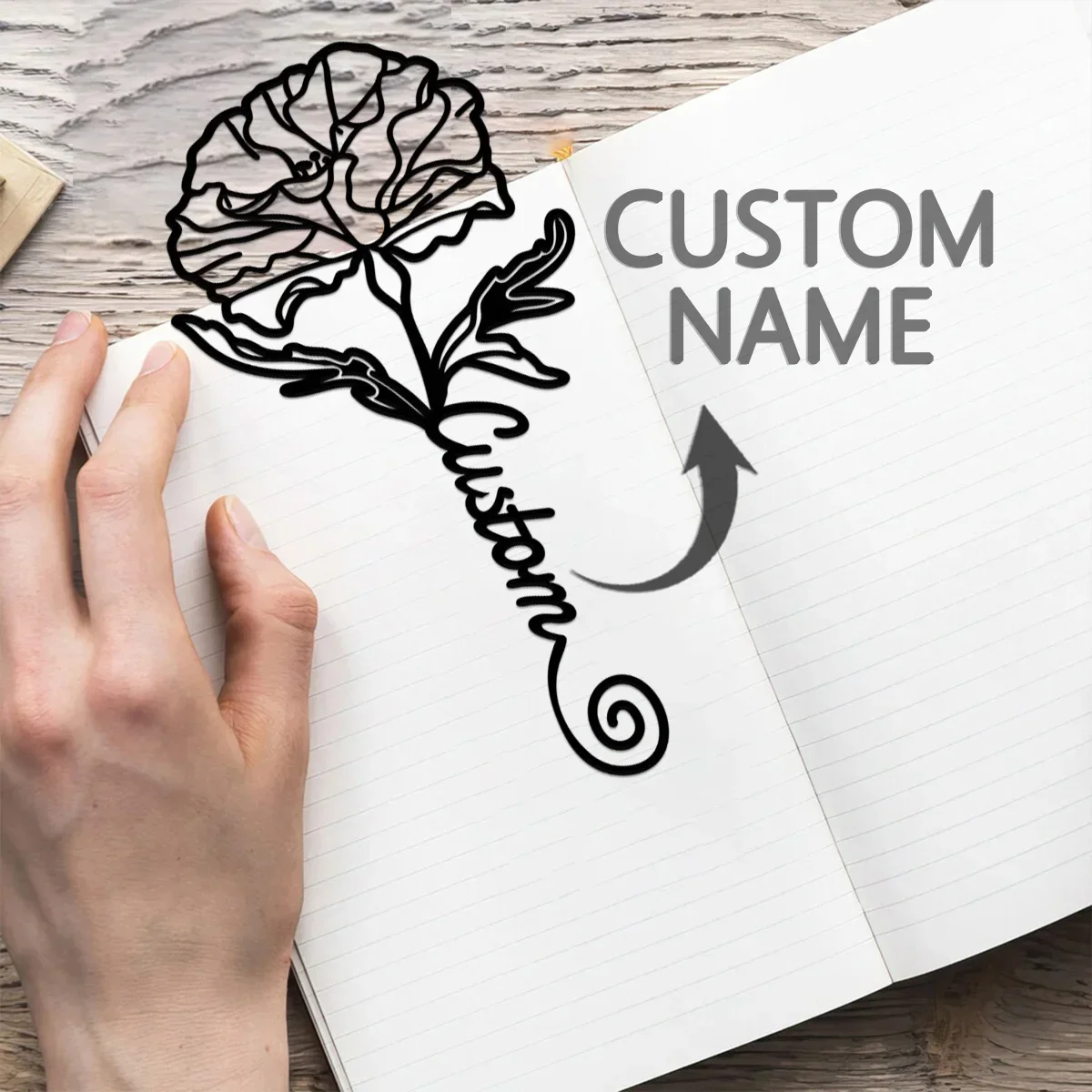

Charm Students & Instructors! This Carnation Bookmark Is A Beauty. A Unique Present for Avid Readers and Knowledge Seekers.