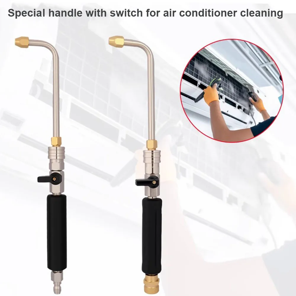 

Насадка для мойки высокого давления из нержавеющей стали, быстроразъемная насадка, мертвые углы, локти, очиститель кондиционера с узким пространством