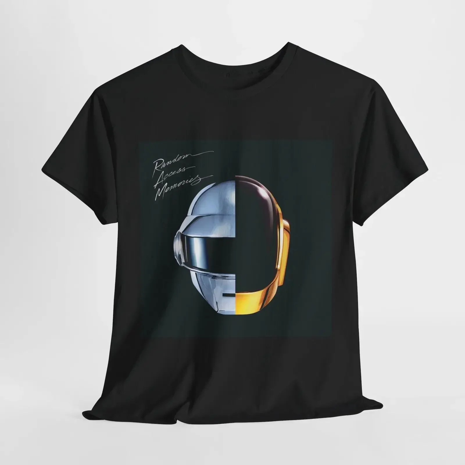 Футболка группы Daft Punk, мерч с тура EDM Techno, плотный хлопок