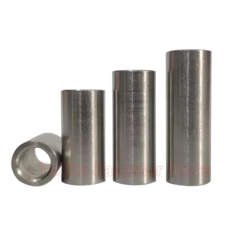 ID 3.1/4.1/5.1mm 304 Stainless Steel Bushing Washer Gasket Unthreaded Round Hollow Standoff Spacer Sleeve OD 4-12 Length 2-50mm