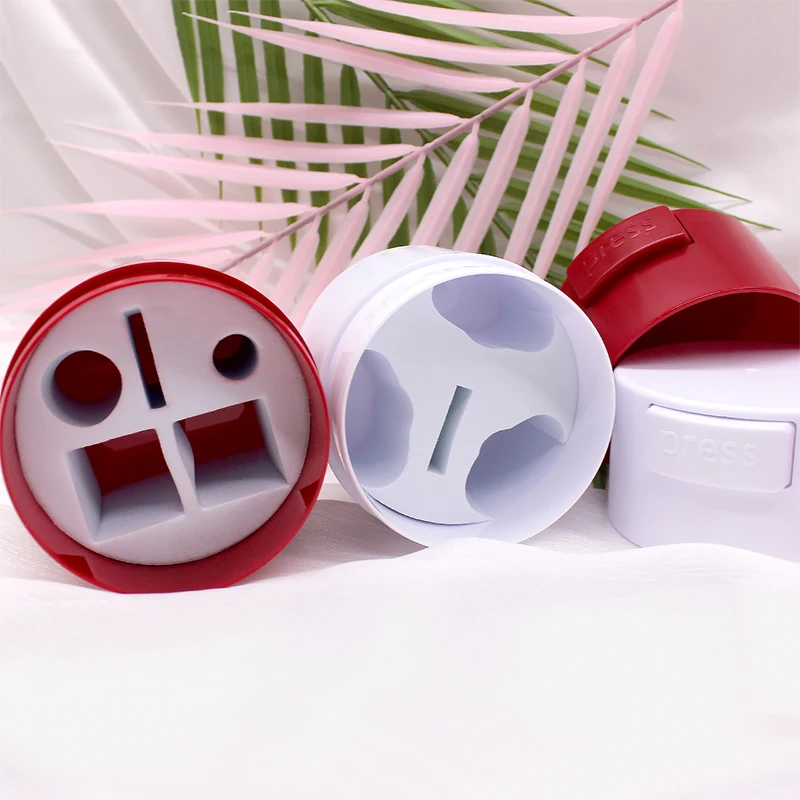 رمش الغراء تخزين خزان حامل الحاويات لاصق حامل مختومة جرة مستحضرات التجميل ملحقات رمش صندوق أدوات التجميل #1