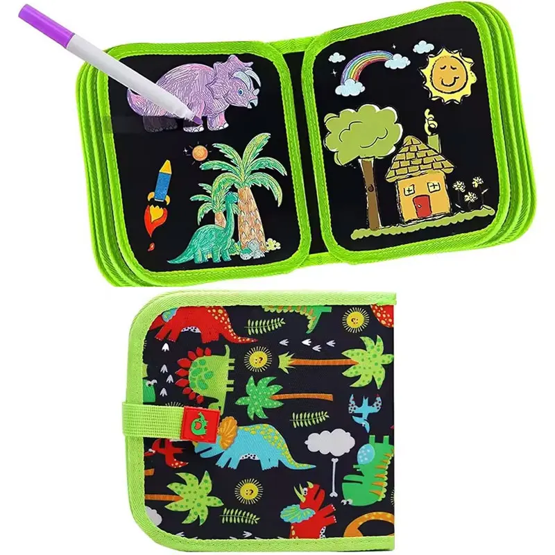 

6/10 шт. стираемая книга-каракули для детей, игрушки для малышей, многоразовые блокноты для рисования, игрушка для дошкольников, набор для рисования и рисования